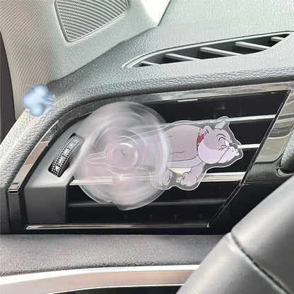 Tom and Jerry Cartoon Peripheral Car Air Outlet Decoration Air Conditioner Acrylic Clip Rotating Toy